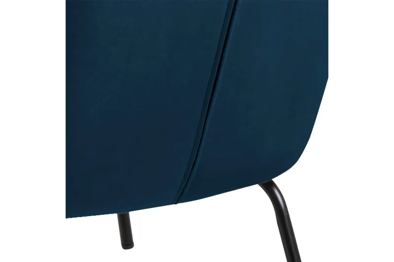 Melisan Loungelenestol - Blå/Svart - Møbler - Stoler - Lenestoler