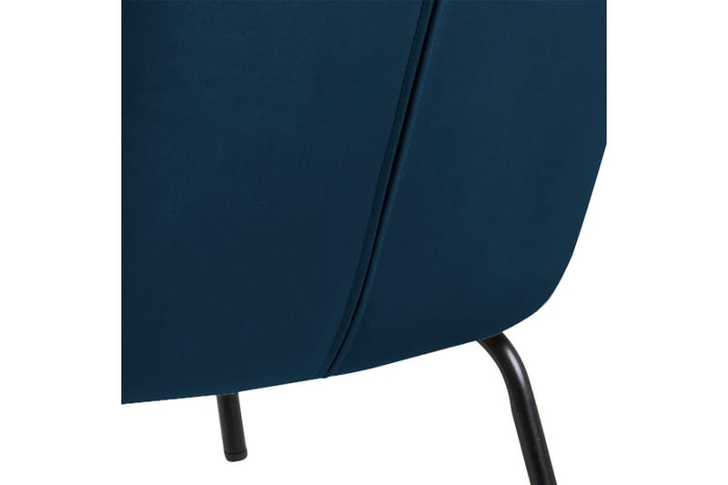 Melisan Loungelenestol - Blå/Svart - Møbler - Stoler - Lenestoler