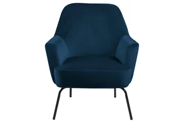 Melisan Loungelenestol - Blå/Svart - Møbler - Stoler - Lenestoler