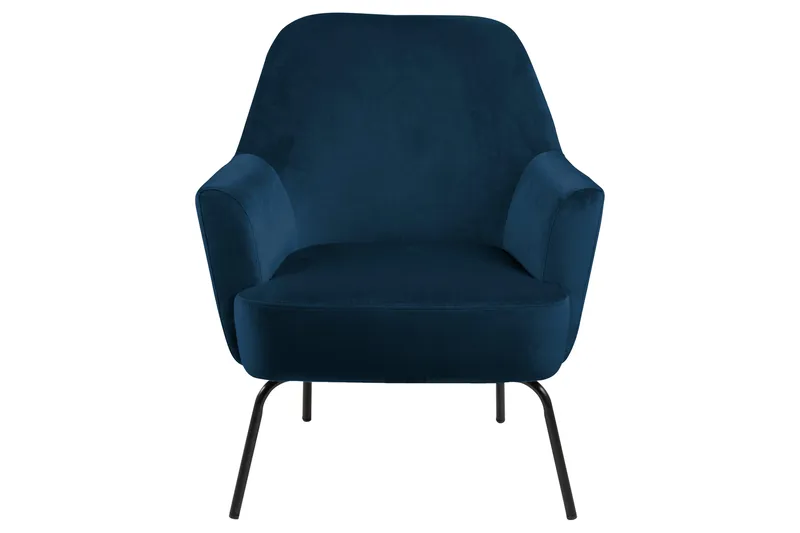 Melisan Loungelenestol - Blå/Svart - Møbler - Stoler - Lenestoler
