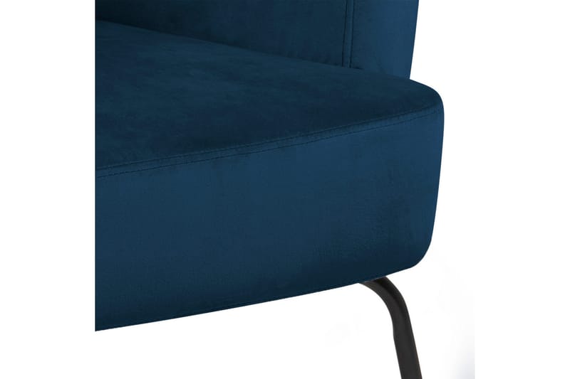 Melisan Loungelenestol - Blå/Svart - Møbler - Stoler - Lenestoler