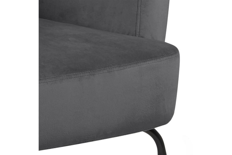 Melisan Loungelenestol - Grå/Svart - Møbler - Stoler - Lenestoler