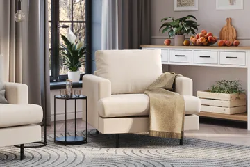 Menard Compact Lenestol - Beige - Møbler - Stoler - Lenestoler