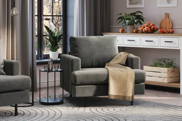 Menard Compact Lenestol - Grå - Møbler - Stoler - Lenestoler