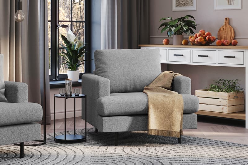 Menard Compact Lenestol - Grå - Møbler - Stoler - Lenestoler