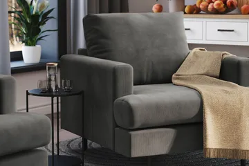 Menard Compact Lenestol - Grå - Møbler - Stoler - Lenestoler