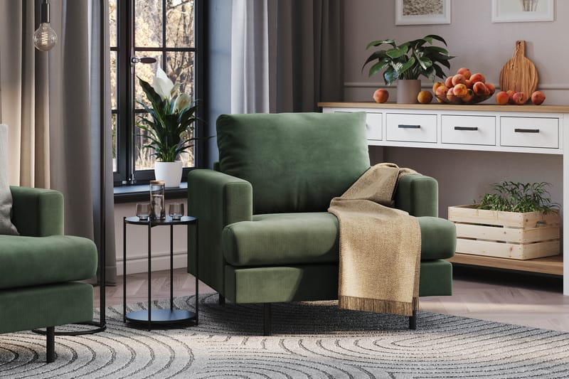 Menard Compact Lenestol - Grønn - Møbler - Stoler - Lenestoler