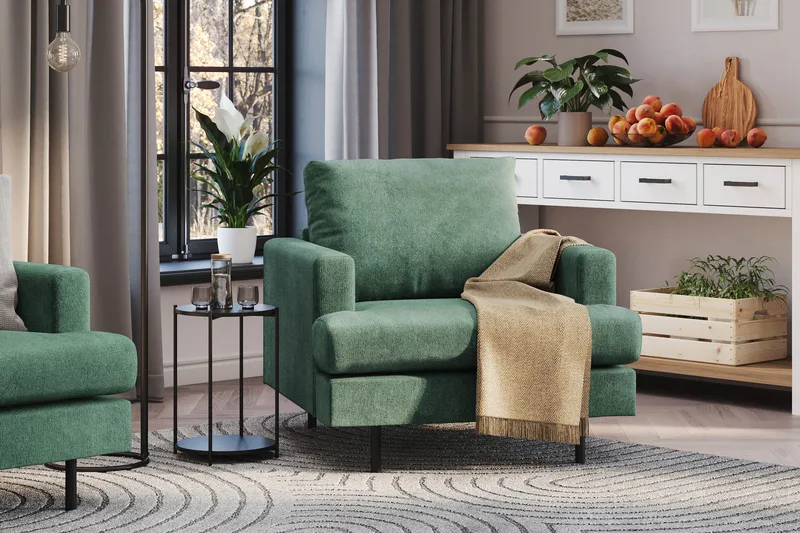 Menard Compact Lenestol - Grønn - Møbler - Stoler - Lenestoler