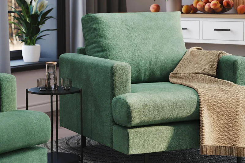 Menard Compact Lenestol - Grønn - Møbler - Stoler - Lenestoler