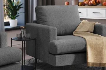 Menard Compact Lenestol - Mørkegrå - Møbler - Stoler - Lenestoler