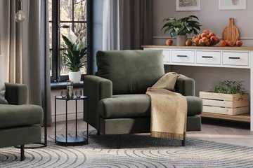 Menard Compact Lenestol - Mørkegrønn - Møbler - Stoler - Lenestoler