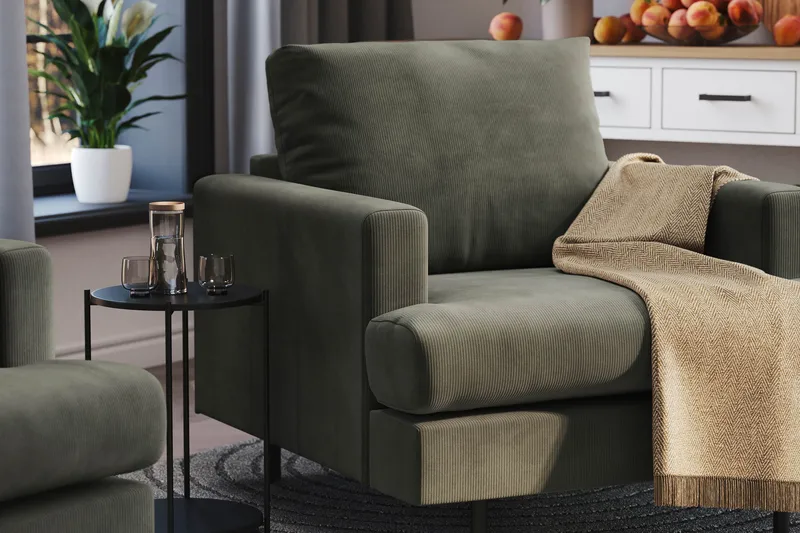 Menard Compact Lenestol - Mørkegrønn - Møbler - Stoler - Lenestoler