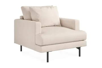 Menard Dyp Lenestol 97 cm bred - Beige / Lys - Møbler - Stoler - Lenestoler