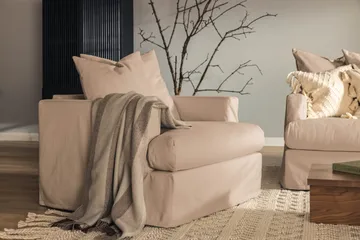 Menard Lenestol - Beige - Møbler - Stoler - Lenestoler