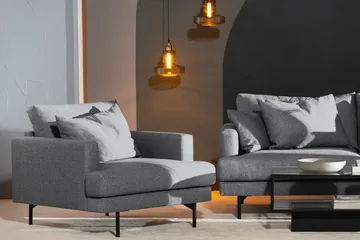 Menard Lenestol - Grå - Møbler - Stoler - Lenestoler