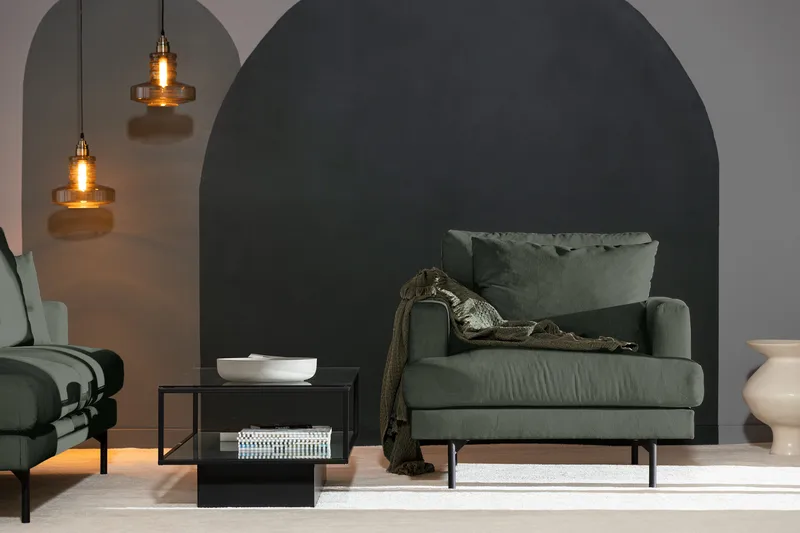 Menard Lenestol - Grønn - Møbler - Stoler - Lenestoler