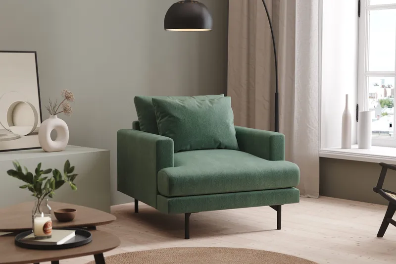 Menard Lenestol - Møbler - Stoler - Lenestoler - Fløyelslenestol