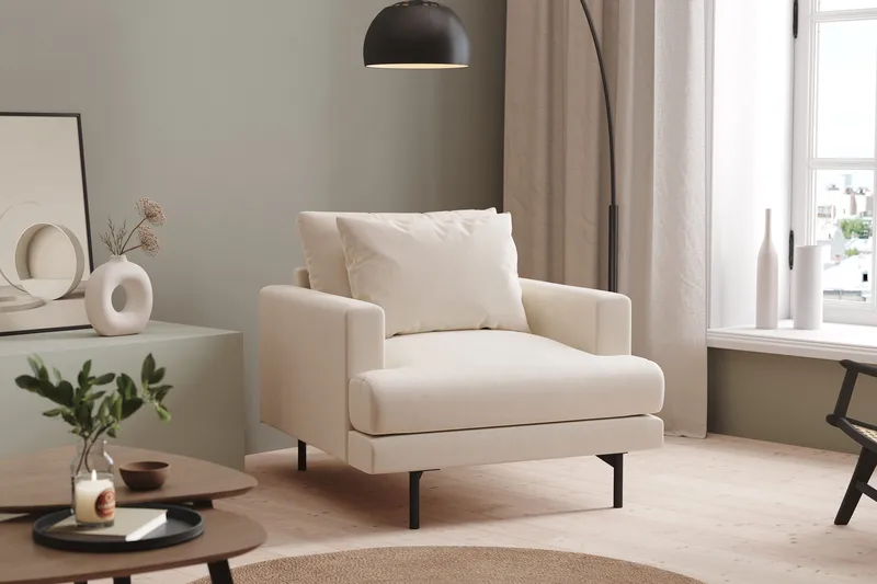 Menard Lenestol - Møbler - Stoler - Lenestoler - Fløyelslenestol