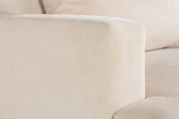 Menard Stor Lenestol Manchester Stoff - Lys Beige - Møbler - Stoler - Lenestoler