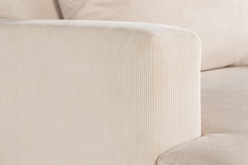 Menard Stor Lenestol Manchester Stoff - Lys Beige - Møbler - Stoler - Lenestoler