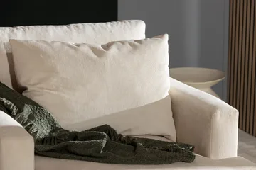 Menard Stor Lenestol Manchester Stoff - Lys Beige - Møbler - Stoler - Lenestoler