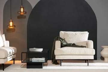 Menard Stor Lenestol Manchester Stoff - Lys Beige - Møbler - Stoler - Lenestoler