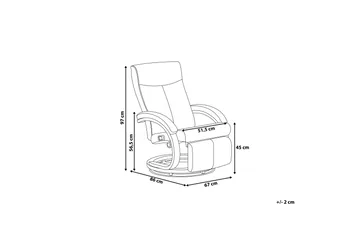 Might Lenestol - Svart - Møbler - Stoler - Lenestoler
