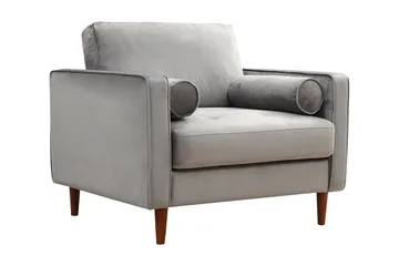 Mirrilnesh Lenestol - Lysegrå - Møbler - Stoler - Lenestoler