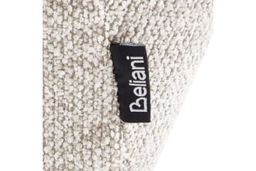 Molle Oval Dreibar Lenestol i Stoff med Metallunderstell - Lysegrå - Møbler - Stoler - Lenestoler