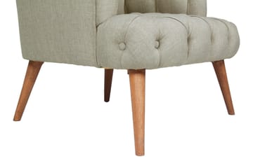 Monroew Lenestol - Grå/Natur - Møbler - Stoler - Lenestoler