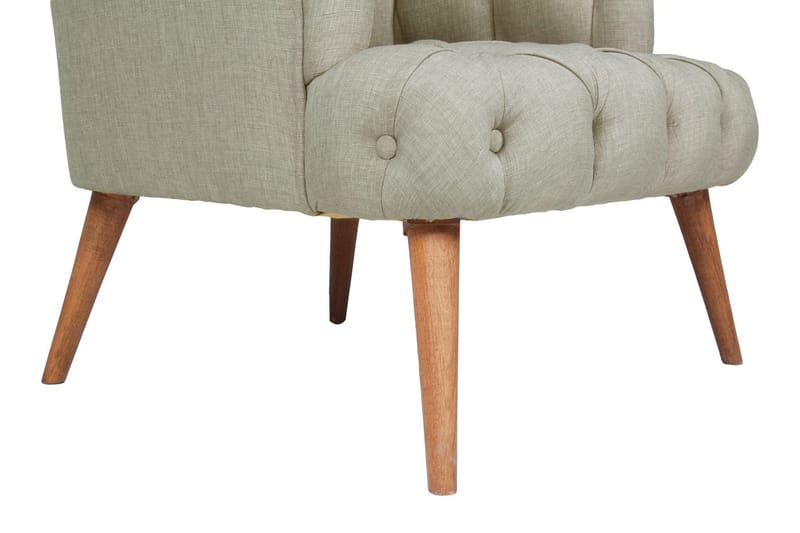 Monroew Lenestol - Grå/Natur - Møbler - Stoler - Lenestoler