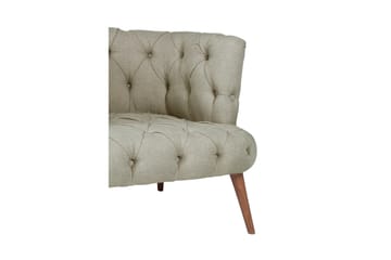 Monroew Lenestol - Grå/Natur - Møbler - Stoler - Lenestoler