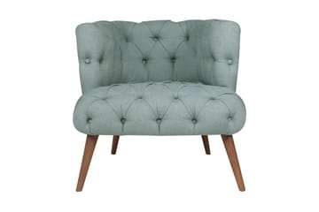 Monroew Lenestol - Indigoblå/Natur - Møbler - Stoler - Lenestoler