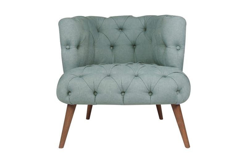 Monroew Lenestol - Indigoblå/Natur - Møbler - Stoler - Lenestoler