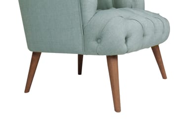 Monroew Lenestol - Indigoblå/Natur - Møbler - Stoler - Lenestoler