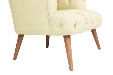 Monroew Lenestol - Kremhvit/Natur - Møbler - Stoler - Lenestoler