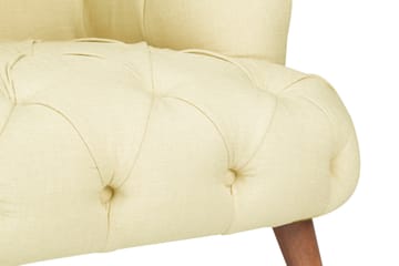 Monroew Lenestol - Kremhvit/Natur - Møbler - Stoler - Lenestoler