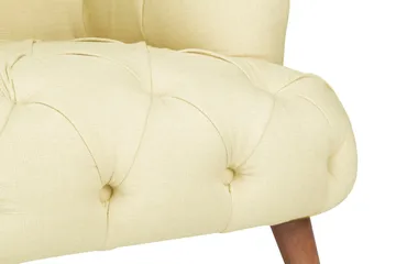 Monroew Lenestol - Kremhvit/Natur - Møbler - Stoler - Lenestoler