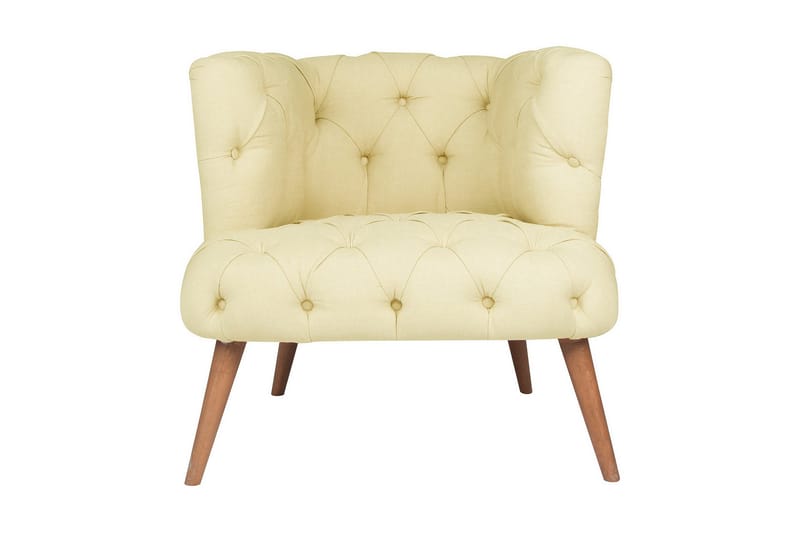 Monroew Lenestol - Kremhvit/Natur - Møbler - Stoler - Lenestoler