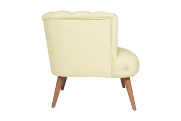 Monroew Lenestol - Kremhvit/Natur - Møbler - Stoler - Lenestoler