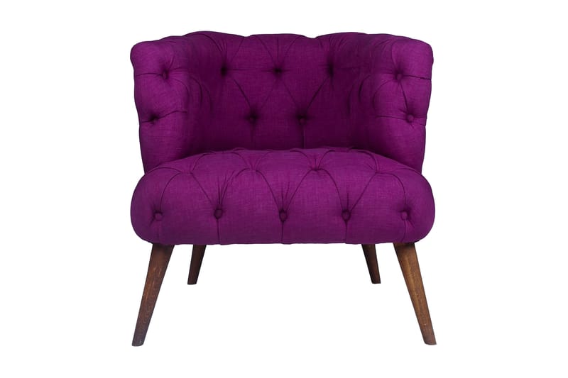 Monroew Lenestol - Lilla/Natur - Møbler - Stoler - Lenestoler