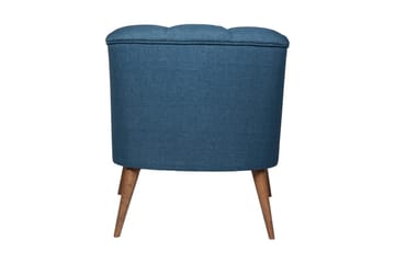 Monroew Lenestol - Mørkeblå/Natur - Møbler - Stoler - Lenestoler