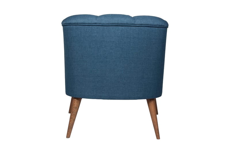 Monroew Lenestol - Mørkeblå/Natur - Møbler - Stoler - Lenestoler