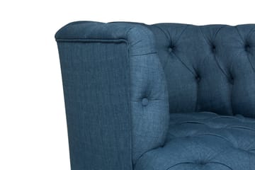 Monroew Lenestol - Mørkeblå/Natur - Møbler - Stoler - Lenestoler
