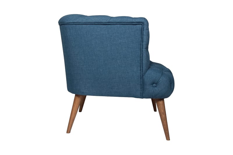 Monroew Lenestol - Mørkeblå/Natur - Møbler - Stoler - Lenestoler