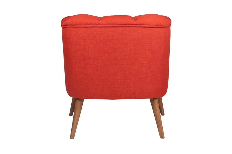 Monroew Lenestol - Rød/Natur - Møbler - Stoler - Lenestoler