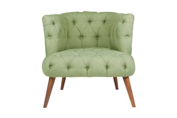 Monroew Lenestol - Petrolgrønn/Natur - Møbler - Stoler - Lenestoler