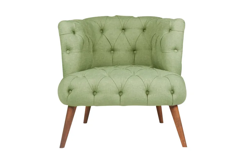 Monroew Lenestol - Petrolgrønn/Natur - Møbler - Stoler - Lenestoler