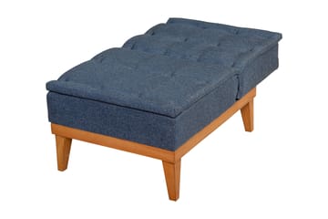 Mozzetti Lenestol med Armlene - Blå - Møbler - Stoler - Lenestoler - Sengestol