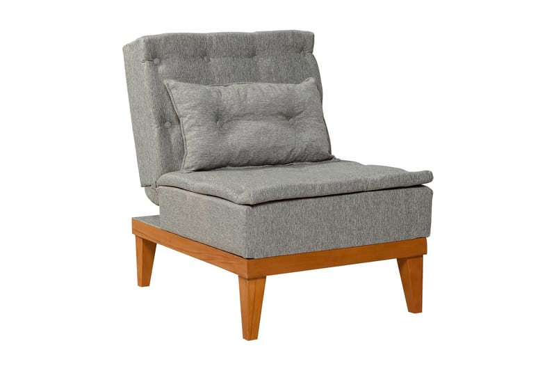 Mozzetti Lenestol med Armlene, Grå